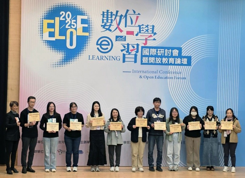 實踐大學行政同仁獲得「交流會全勤獎」