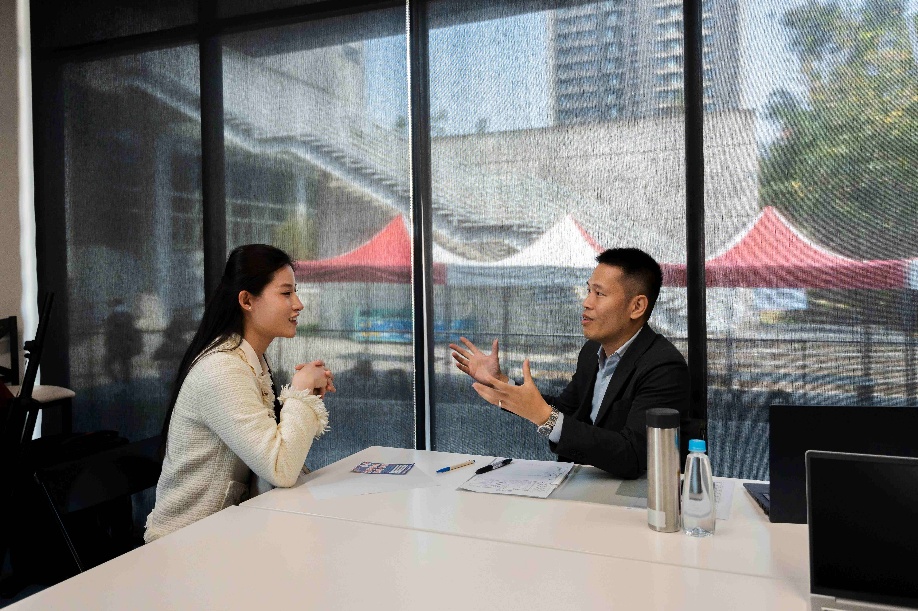 企業與國際生一對一職涯諮詢