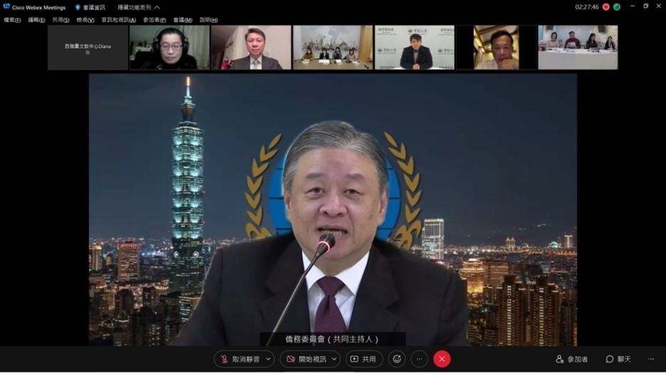 僑務委員會呂元榮副委員長致詞圖