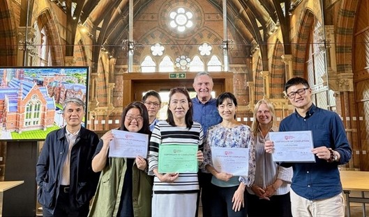 實踐大學2025年持續選送雙語種子教師赴英國北愛爾蘭女王大學參與EMI師資培訓。